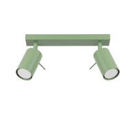 Spot lamp SOLLUX SL.2178 RING SAGE GREEN 2 x GU10