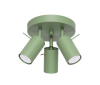 Spot lamp SOLLUX SL.2180 RING SAGE GREEN 3 x GU10