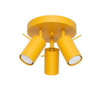 Spot lamp SOLLUX SL.2186 RING YELLOW 3 x GU10