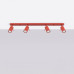 Spot lamp SOLLUX SL.2193 RING RED 4 x GU10 Spot lamp SOLLUX SL.2193 RING RED 4 x GU10