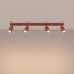 Spot lamp SOLLUX SL.2193 RING RED 4 x GU10 Spot lamp SOLLUX SL.2193 RING RED 4 x GU10