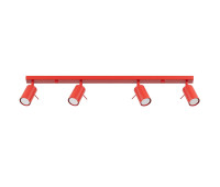 Spot lamp SOLLUX SL.2193 RING RED 4 x GU10