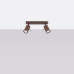 Spot lamp SOLLUX SL.2196 RING 2 BROWN 2 x GU10 Spot lamp SOLLUX SL.2196 RING 2 BROWN 2 x GU10