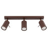 Spot lamp SOLLUX SL.2197 RING BROWN 3 x GU10