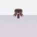 Spot lamp SOLLUX SL.2198 RING BROWN 3 x GU10 Spot lamp SOLLUX SL.2198 RING BROWN 3 x GU10