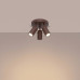 Spot lamp SOLLUX SL.2198 RING BROWN 3 x GU10 Spot lamp SOLLUX SL.2198 RING BROWN 3 x GU10
