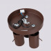 Spot lamp SOLLUX SL.2198 RING BROWN 3 x GU10 Spot lamp SOLLUX SL.2198 RING BROWN 3 x GU10