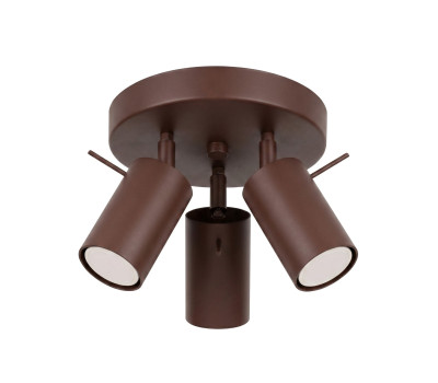 Spot lamp SOLLUX SL.2198 RING BROWN 3 x GU10 Spot lamp SOLLUX SL.2198 RING BROWN 3 x GU10