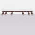 Spot lamp SOLLUX SL.2200 RING BROWN 6 x GU10 Spot lamp SOLLUX SL.2200 RING BROWN 6 x GU10