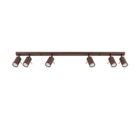 Spot lamp SOLLUX SL.2200 RING BROWN 6 x GU10