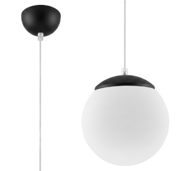 Pendant lamp SOLLUX SL.2210 UGO 20 BLACK 1 x E27 Pendant lamp SOLLUX SL.2210 UGO 20 BLACK 1 x E27