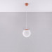 Pendant lamp SOLLUX SL.2219 UGO RED OCHRE 1 x E27