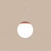 Pendant lamp SOLLUX SL.2219 UGO RED OCHRE 1 x E27