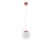 Pendant lamp SOLLUX SL.2219 UGO RED OCHRE 1 x E27