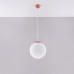 Pendant lamp SOLLUX SL.2220 UGO RED OCHRE 1 x E27