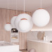 Pendant lamp SOLLUX SL.2220 UGO RED OCHRE 1 x E27