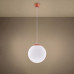 Pendant lamp SOLLUX SL.2220 UGO RED OCHRE 1 x E27