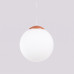 Pendant lamp SOLLUX SL.2220 UGO RED OCHRE 1 x E27