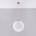 Pendant lamp SOLLUX SL.2221 UGO 40 RED OCHRE 1 x E27