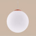 Pendant lamp SOLLUX SL.2221 UGO 40 RED OCHRE 1 x E27