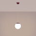 Pendant lamp SOLLUX SL.2222 UGO BURGUNDY 1 x E27