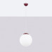 Pendant SOLLUX SL.2223 UGO BURGUNDY 1 x E27