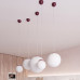 Pendant SOLLUX SL.2223 UGO BURGUNDY 1 x E27