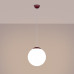 Pendant SOLLUX SL.2223 UGO BURGUNDY 1 x E27