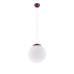 Pendant SOLLUX SL.2223 UGO BURGUNDY 1 x E27