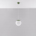 Pendant lamp SOLLUX SL.2228 UGO OLIVE GREEN 1 x E27