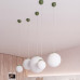 Pendant lamp SOLLUX SL.2230 UGO OLIVE GREEN 1 x E27