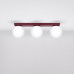 Ceiling lamp SOLLUX SL.2252 YOLI BURGUNDY 3 x G9 Ceiling lamp SOLLUX SL.2252 YOLI BURGUNDY 3 x G9