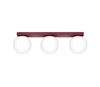 Ceiling lamp SOLLUX SL.2252 YOLI BURGUNDY 3 x G9 Ceiling lamp SOLLUX SL.2252 YOLI BURGUNDY 3 x G9