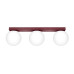 Ceiling lamp SOLLUX SL.2252 YOLI BURGUNDY 3 x G9 Ceiling lamp SOLLUX SL.2252 YOLI BURGUNDY 3 x G9