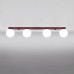 Ceiling lamp SOLLUX SL.2253 YOLI BURGUNDY 4 x G9 Ceiling lamp SOLLUX SL.2253 YOLI BURGUNDY 4 x G9
