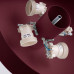 Ceiling lamp SOLLUX SL.2280 OMIQ BURGUNDY 4 x E27 Ceiling lamp SOLLUX SL.2280 OMIQ BURGUNDY 4 x E27