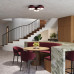 Ceiling lamp SOLLUX SL.2280 OMIQ BURGUNDY 4 x E27 Ceiling lamp SOLLUX SL.2280 OMIQ BURGUNDY 4 x E27