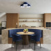Ceiling lamp SOLLUX SL.2281 OMIQ ULTRAMARINE 4 x E27 Ceiling lamp SOLLUX SL.2281 OMIQ ULTRAMARINE 4 x E27