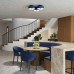 Ceiling lamp SOLLUX SL.2281 OMIQ ULTRAMARINE 4 x E27 Ceiling lamp SOLLUX SL.2281 OMIQ ULTRAMARINE 4 x E27