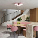 Ceiling lamp SOLLUX SL.2282 OMIQ PINK 4 x E27 Ceiling lamp SOLLUX SL.2282 OMIQ PINK 4 x E27