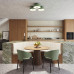 Ceiling lamp SOLLUX SL.2283 OMIQ SAGE GREEN 4 x E27 Ceiling lamp SOLLUX SL.2283 OMIQ SAGE GREEN 4 x E27