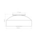 Ceiling lamp SOLLUX SL.2285 OMIQ RED 4 x E27 Ceiling lamp SOLLUX SL.2285 OMIQ RED 4 x E27