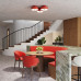 Ceiling lamp SOLLUX SL.2285 OMIQ RED 4 x E27 Ceiling lamp SOLLUX SL.2285 OMIQ RED 4 x E27