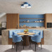 Ceiling lamp SOLLUX SL.2287 OMIQ LIGHT BLUE 4 x E27 Ceiling lamp SOLLUX SL.2287 OMIQ LIGHT BLUE 4 x E27