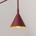 Wall lamp SOLLUX SL.2289 NOX BURGUNDY 1 x E14
