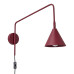 Wall lamp SOLLUX SL.2289 NOX BURGUNDY 1 x E14