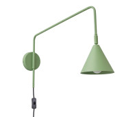 Wall lamp SOLLUX SL.2292 NOX SAGE GREEN 1 x E14