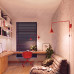 Wall lamp SOLLUX SL.2294 NOX RED 1 x E14 Wall lamp SOLLUX SL.2294 NOX RED 1 x E14