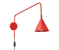 Wall lamp SOLLUX SL.2294 NOX RED 1 x E14