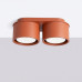 Ceiling lamp SOLLUX SL.2451 MODO 2 RED OCHRE 2 x GX53 Ceiling lamp SOLLUX SL.2451 MODO 2 RED OCHRE 2 x GX53